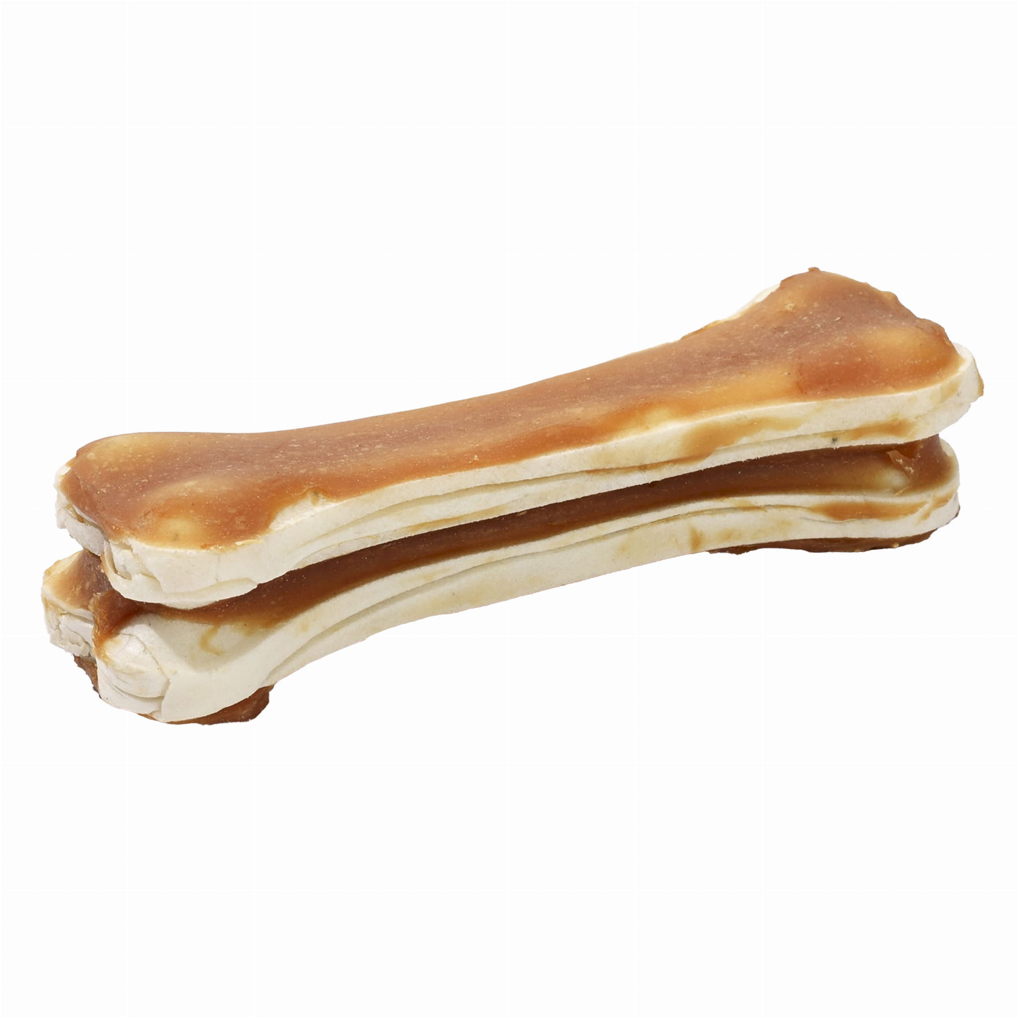 Maced Gryzak Przysmak dla Psa Kość Przekładana Kurczakiem 10cm 500g